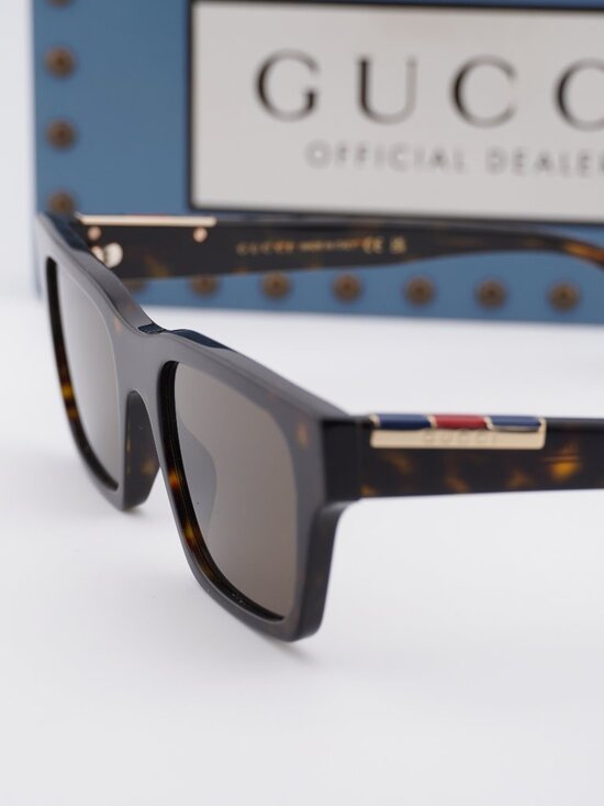 Gucci GG1889S 002 Square Sunglasses - Havana / Brown main image 6